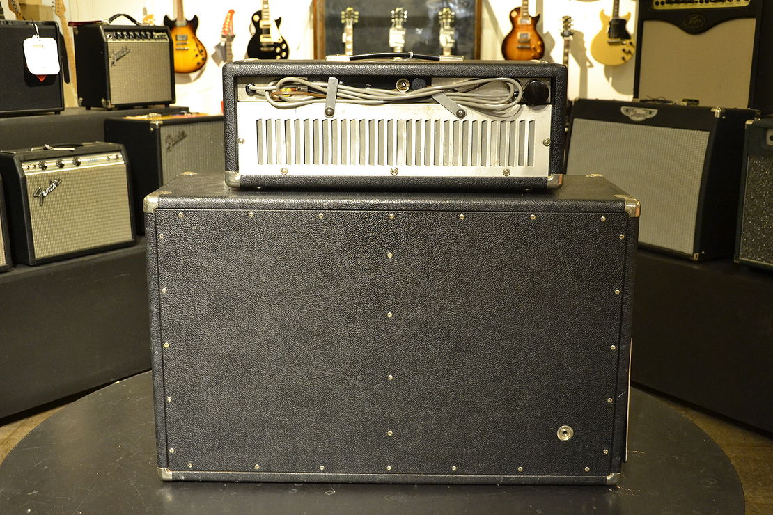 1965 Fender Bassman 50w Head And 2x12 Cabinet Silverface