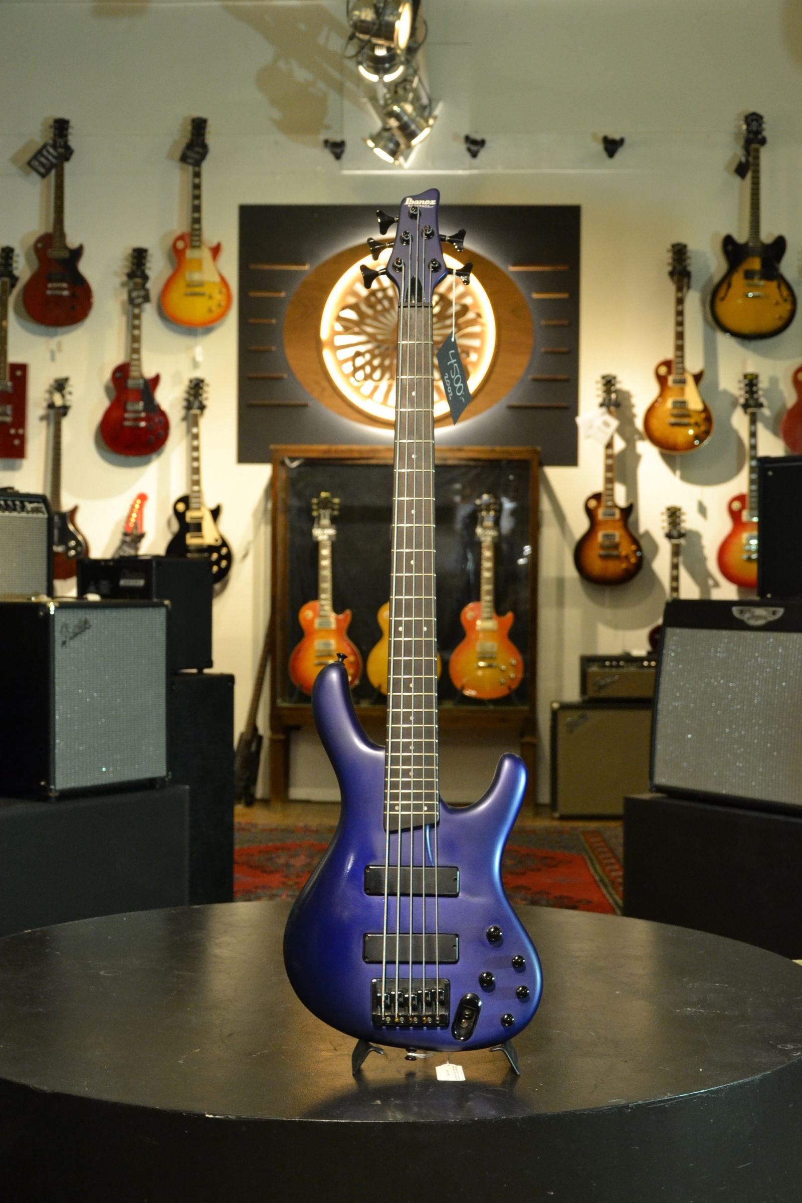 2002 Ibanez EDB605 JBF Ergodyne Series 5-String Bass Jewel Blue Flat