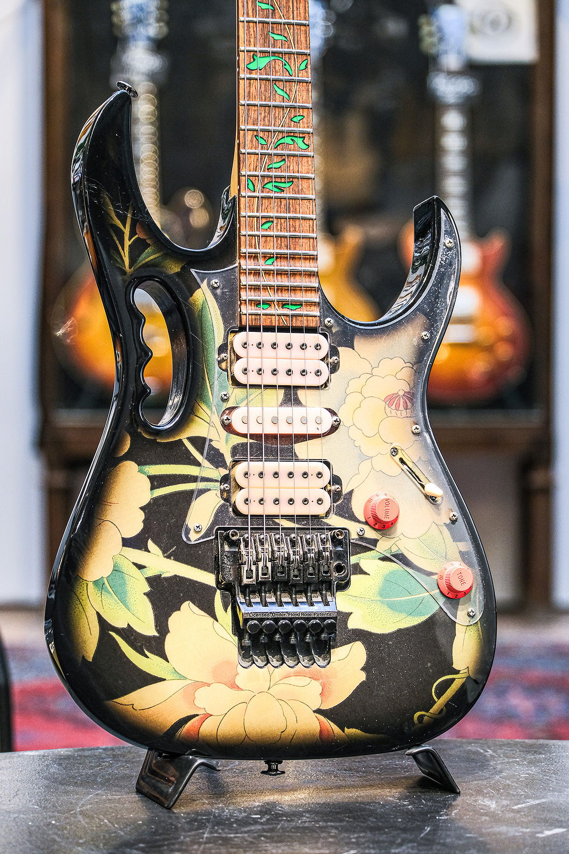 1989 Ibanez JEM77FP floral pattern