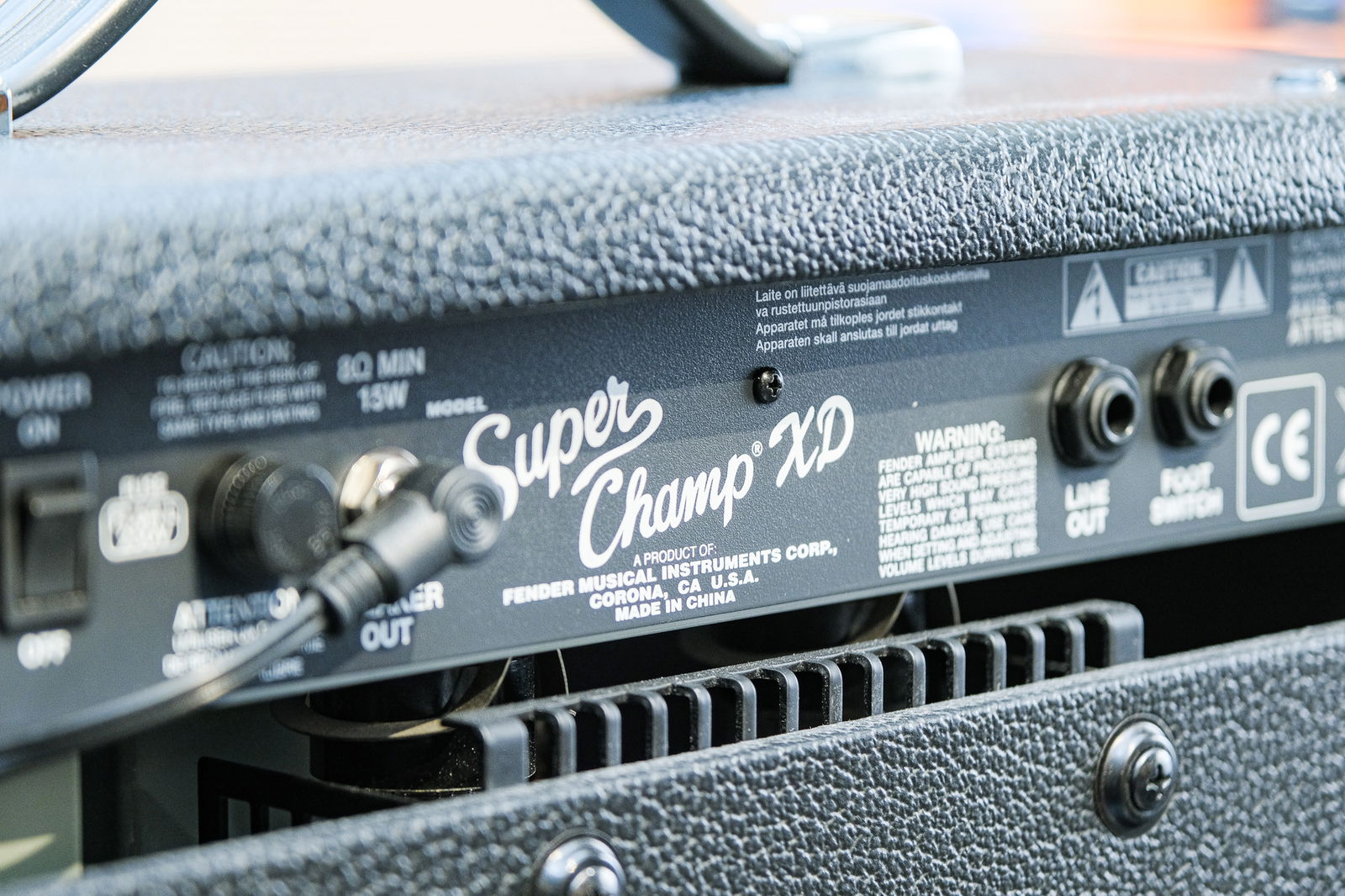 2008 Fender Super Champ XD 2 Channel 15 Watt 1x10 Guitar Combo