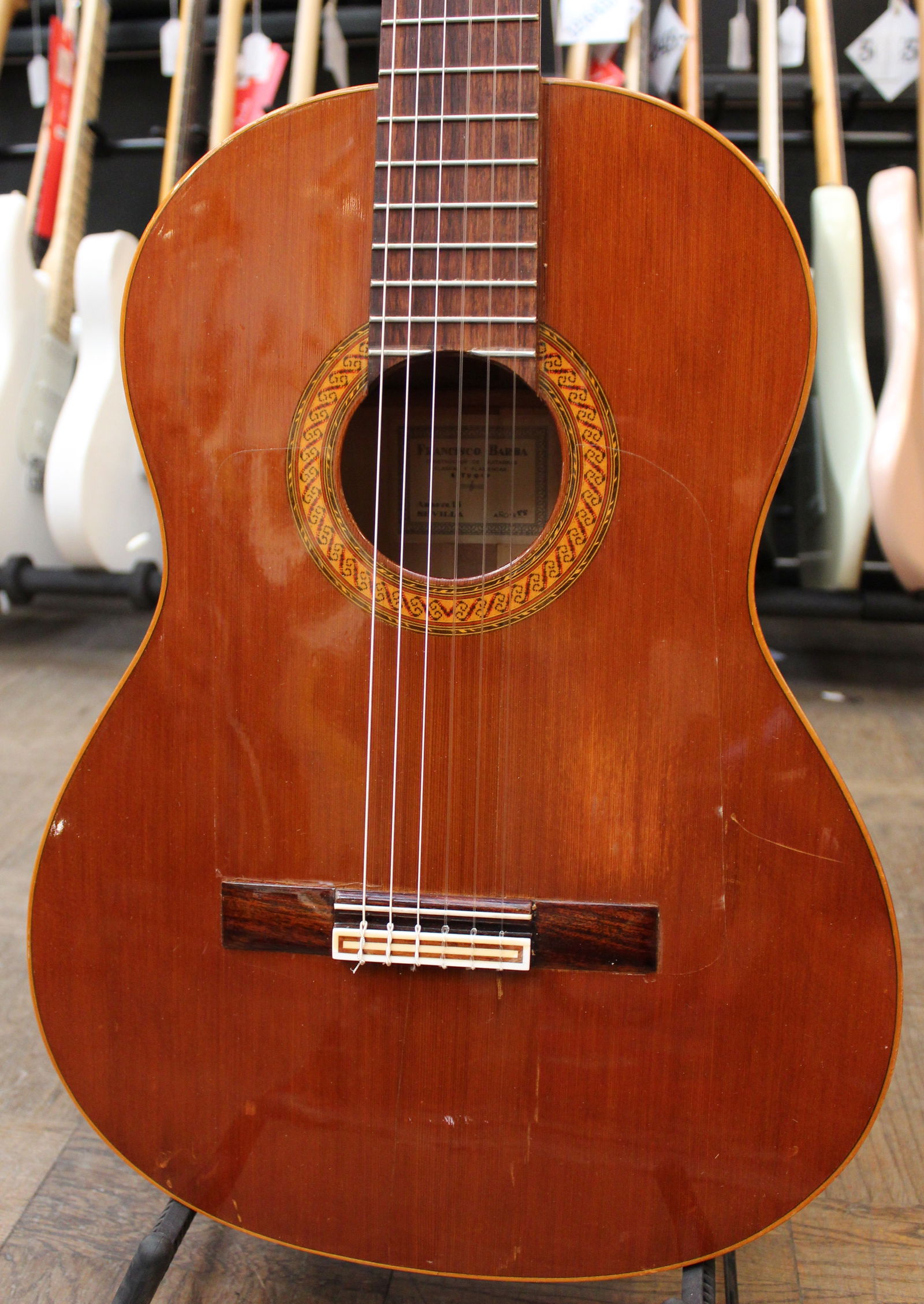 フランシスコ・バルバ Francisco Barba Flamenco Guitar 2000年 made in spain - 楽器、器材