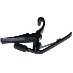 Kyser KG6B Capo Black Westerngitarr för stålsträngad och elgitarr
