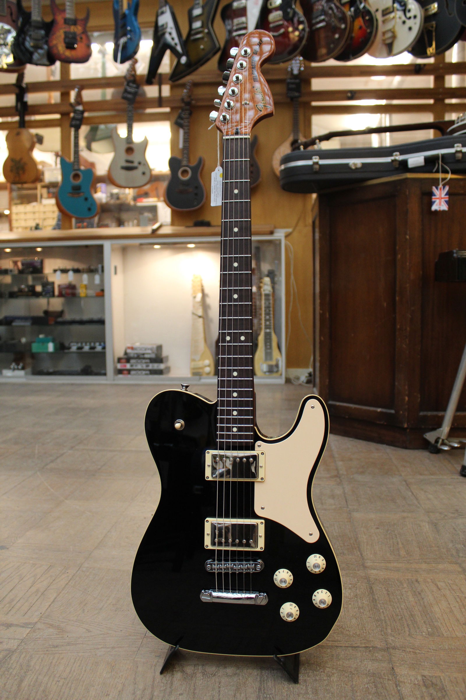 Fender ltd deals troublemaker tele black