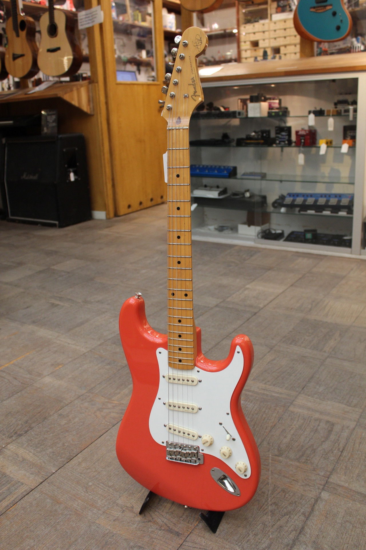 Fender Stratocaster - Fiesta Red - Hank Marvin shops inspiriert